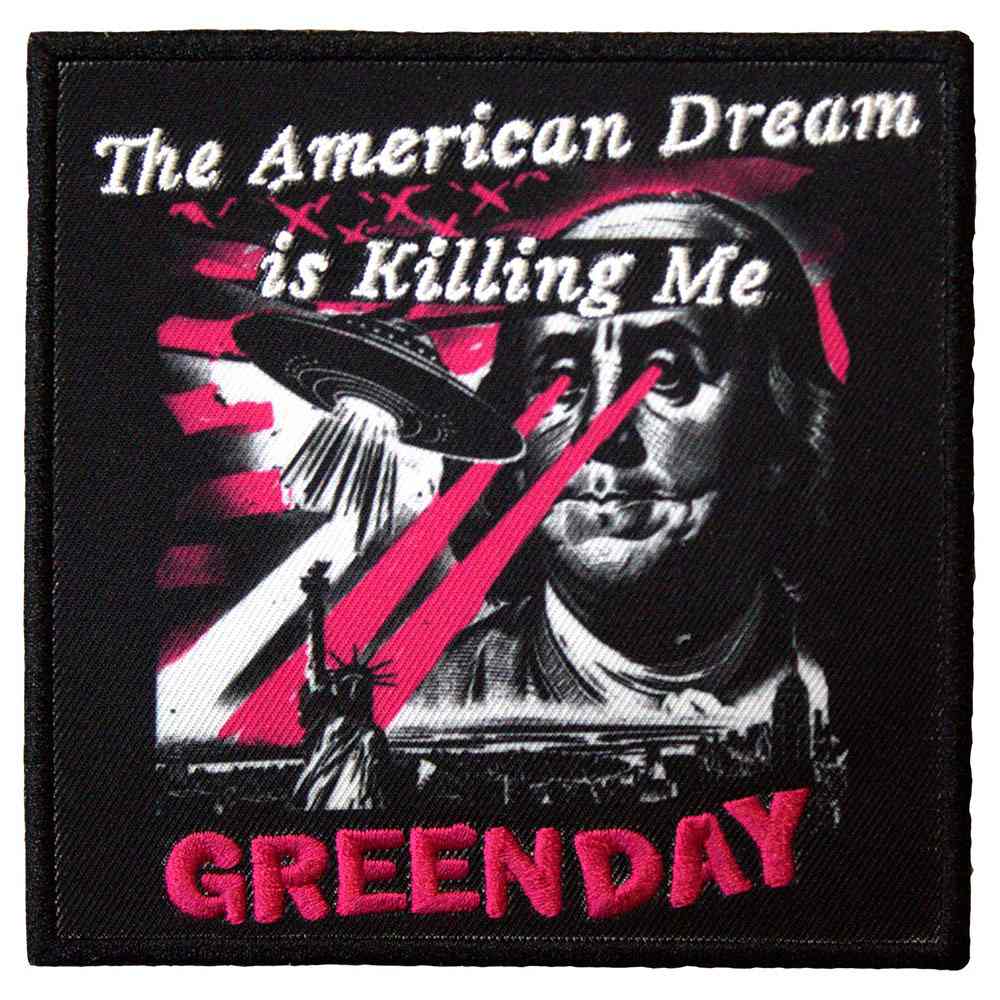 Green Day - American Dream Patch - Schwarz